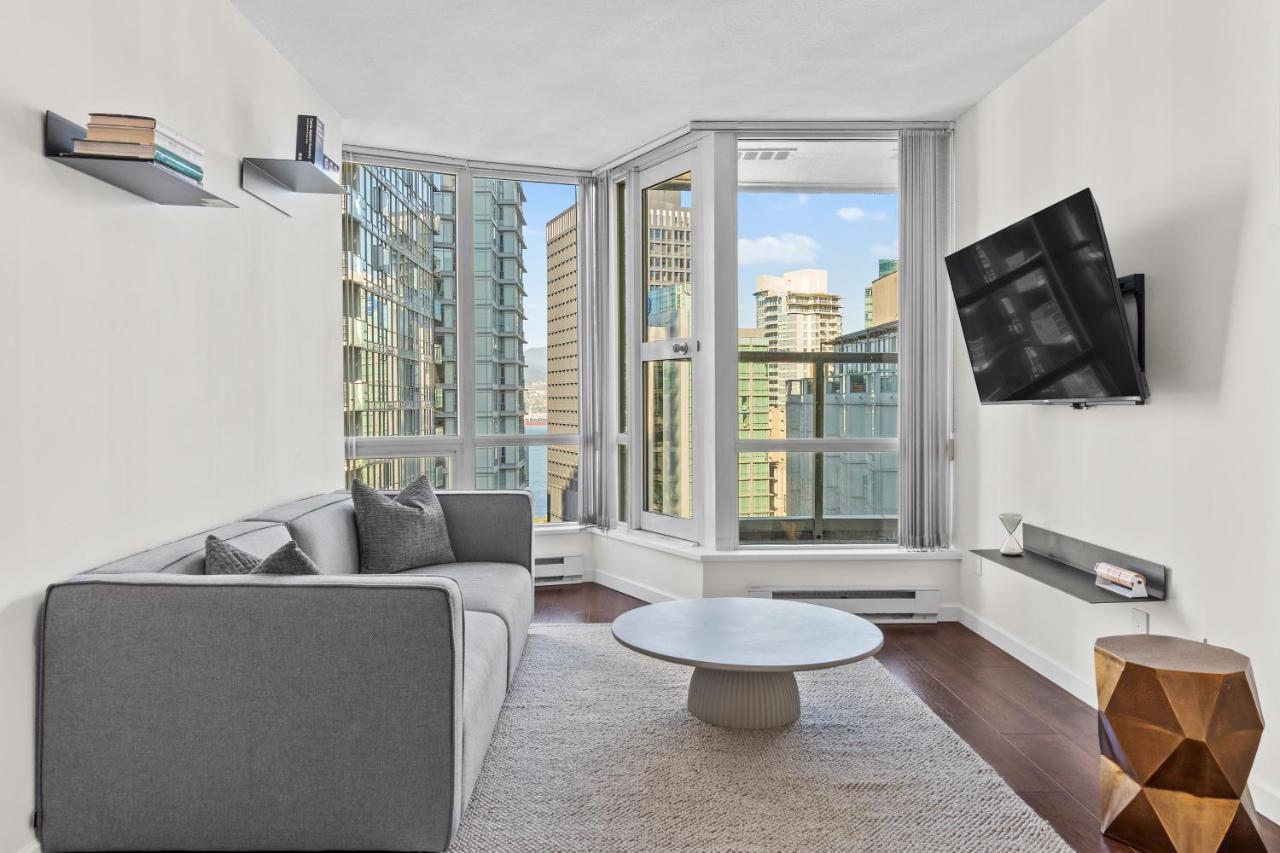 Downtown Luxury 1Br Coal Harbour Apartment Vancouver Luaran gambar